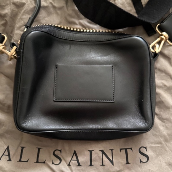 All Saints Black Small Crossbody Bag - Picture 2 of 6
